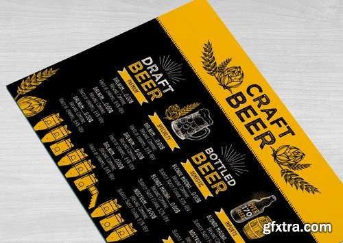 GraphicRiver - Beer Menu Template 15896161