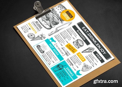 GraphicRiver - Menu Restaurant Template 14858564