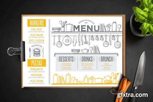 GraphicRiver - Restaurant Menu Template 19288575