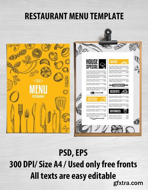 GraphicRiver - Cafe and Restaurant Template 11990288