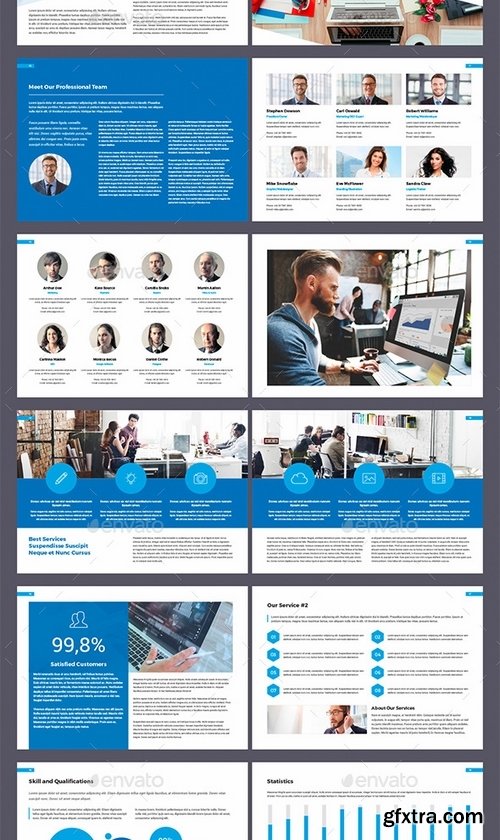 GraphicRiver - ProBiz – Business and Corporate Annual Report Horizontal 19428223