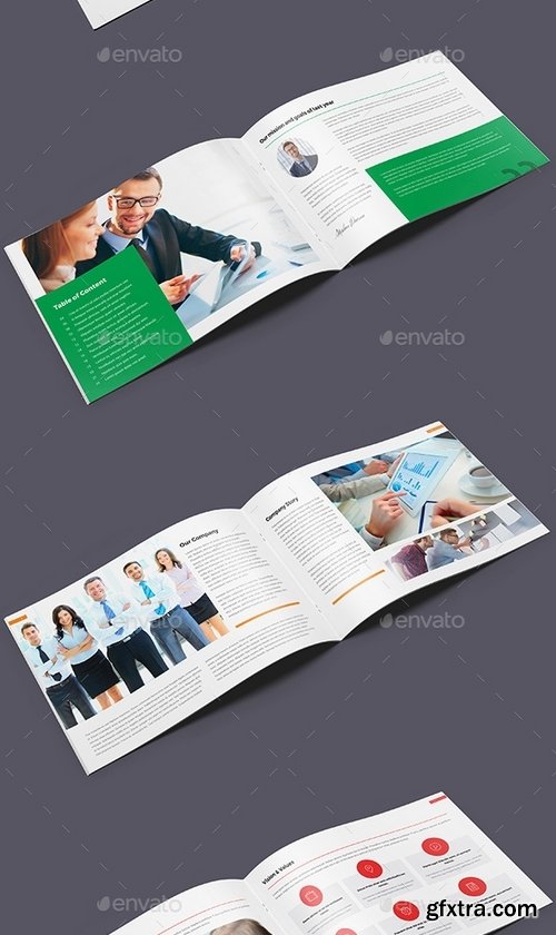 GraphicRiver - ProBiz – Business and Corporate Annual Report Horizontal 19428223