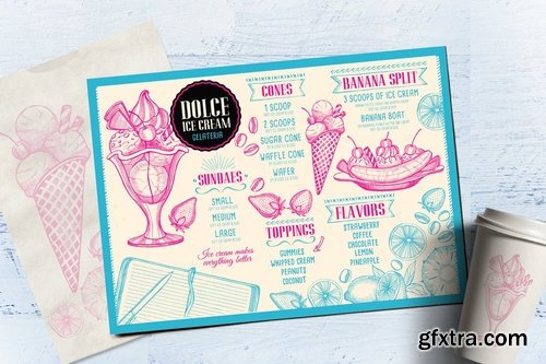 GraphicRiver - Ice Cream Menu Template 16472271