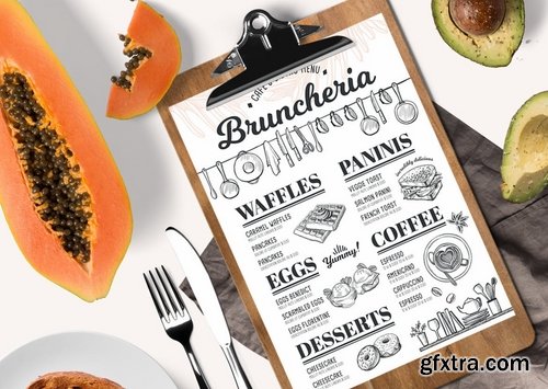 GraphicRiver - Brunch Menu Template 19523421