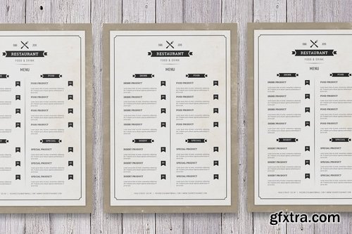 GraphicRiver - Clean Food Menu 18501824