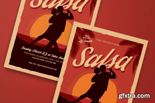 GraphicRiver - Salsa Dance Flyer 19407891