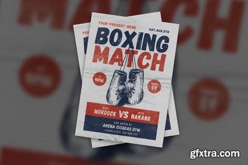 GraphicRiver - Boxing Match Flyer 17365259