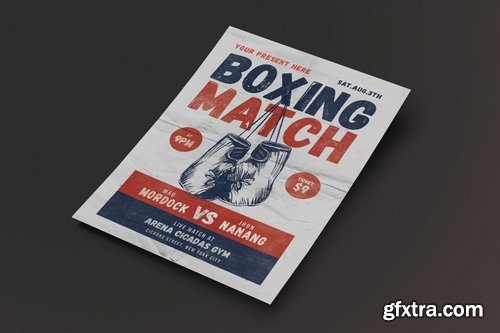 GraphicRiver - Boxing Match Flyer 17365259