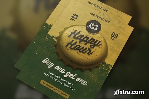 GraphicRiver - Happy Hour Vol3 18354638