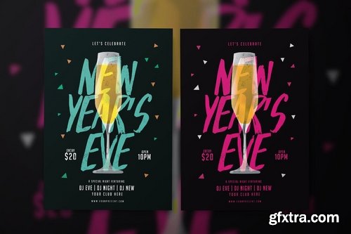 GraphicRiver - New Year Flyer 19077403