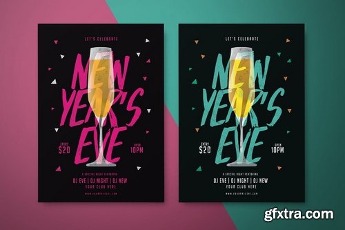 GraphicRiver - New Year Flyer 19077403