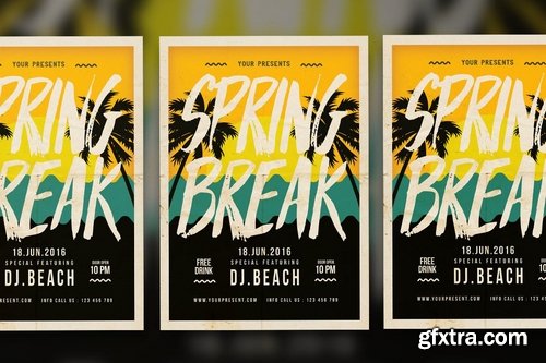 GraphicRiver - Spring Break Flyer 15740735