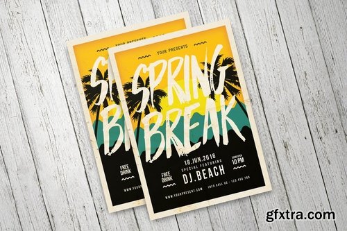 GraphicRiver - Spring Break Flyer 15740735