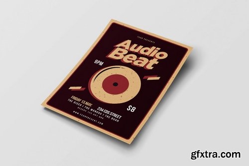 GraphicRiver - Audio Beat Flyer 16496302