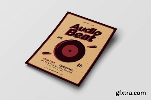 GraphicRiver - Audio Beat Flyer 16496302