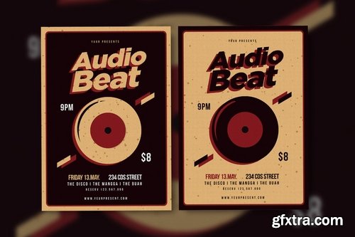 GraphicRiver - Audio Beat Flyer 16496302