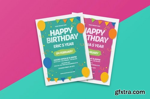 GraphicRiver - Happy Birthday Invitation 19225405