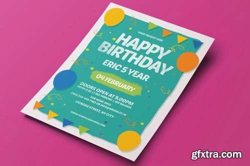 GraphicRiver - Happy Birthday Invitation 19225405