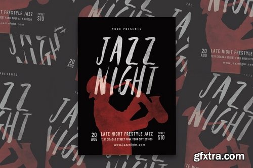 GraphicRiver - Jazz Music Flyer 17279569