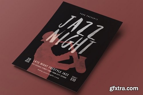 GraphicRiver - Jazz Music Flyer 17279569