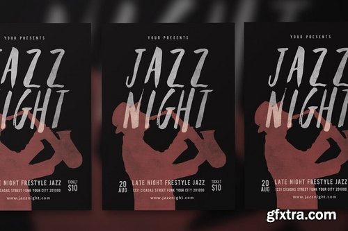 GraphicRiver - Jazz Music Flyer 17279569