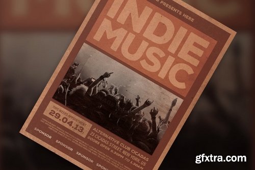 GraphicRiver - Indie Music Flyer 18676130