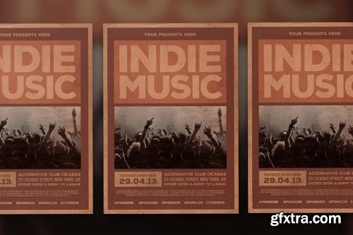 GraphicRiver - Indie Music Flyer 18676130