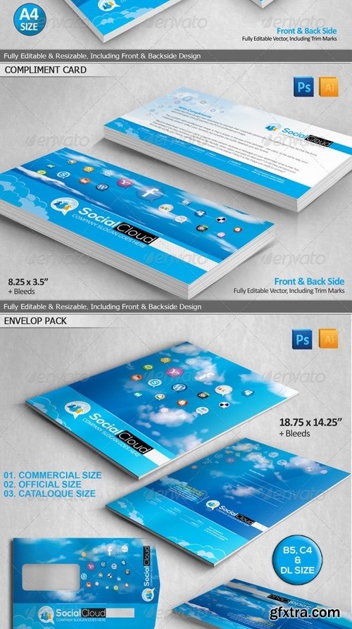 GraphicRiver - Social Media Small Business Stationery 6469861