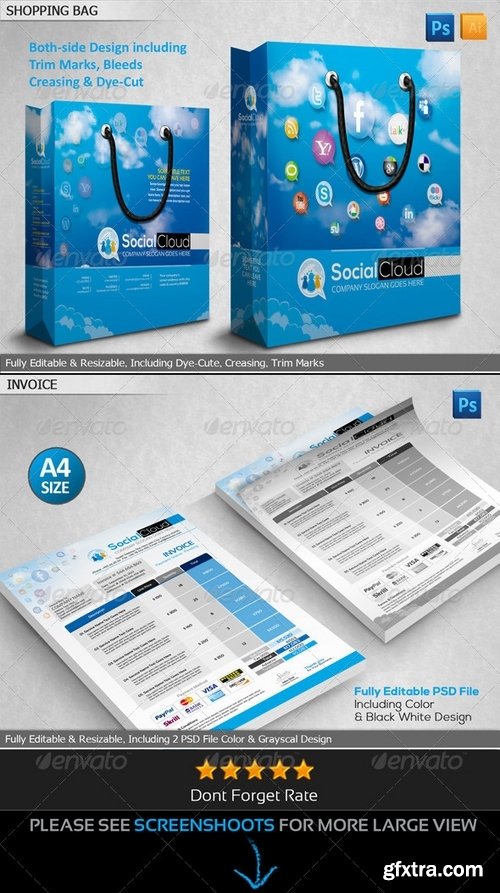 GraphicRiver - Social Media Small Business Stationery 6469861