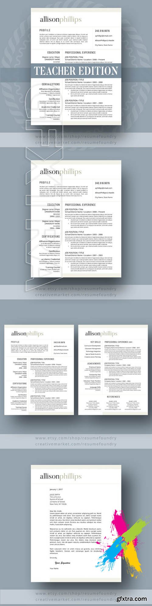 CM - Teacher Resume Template - 1,2,3, Pag 1349942