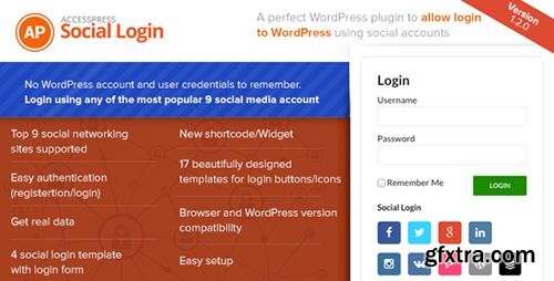 CodeCanyon - AccessPress Social Login v1.2.8 - 11815891