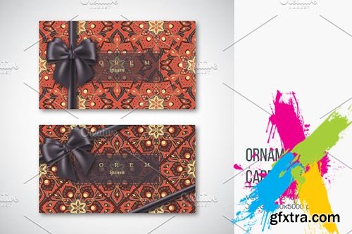 CM - Set of cards in oriental style 1350770