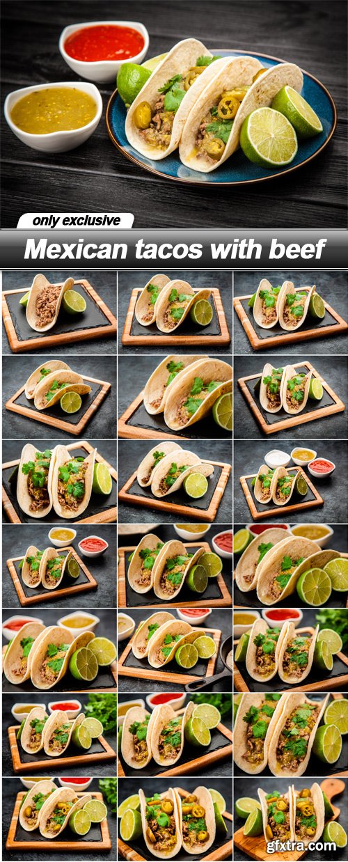 Mexican tacos with beef - 22 UHQ JPEG