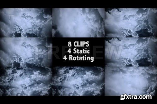 Dark Clouds Stock Motion Graphics