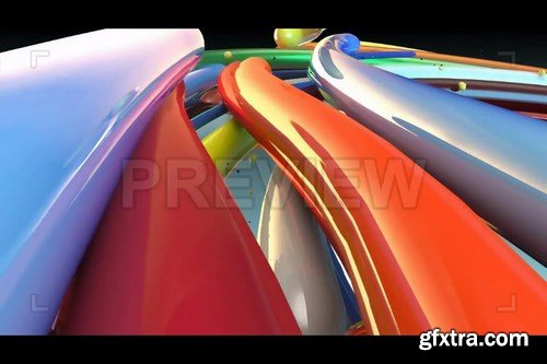Colored Lines Stock Motion Graphics