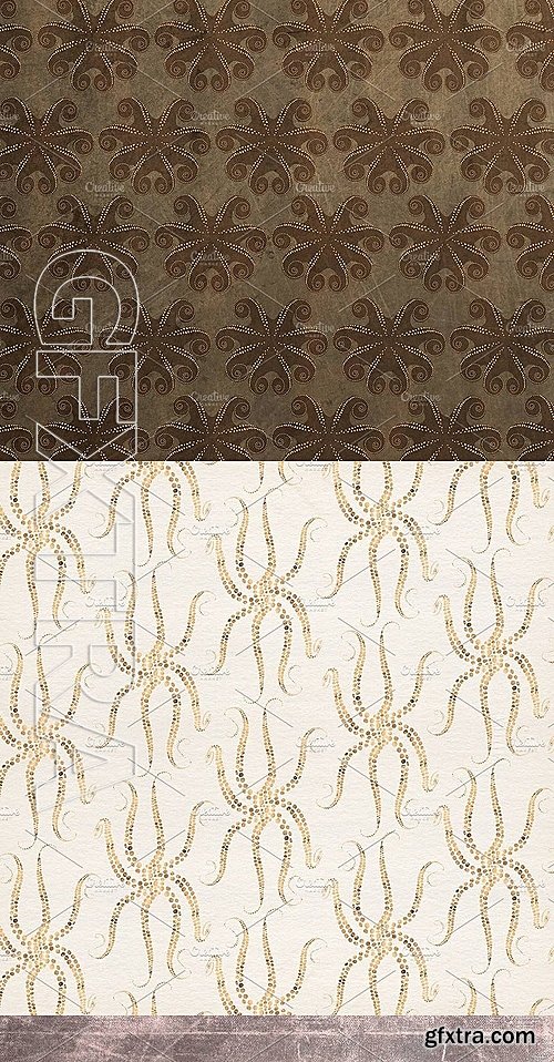 CM - 36 Watery Gold Patterns & Textures 1282471