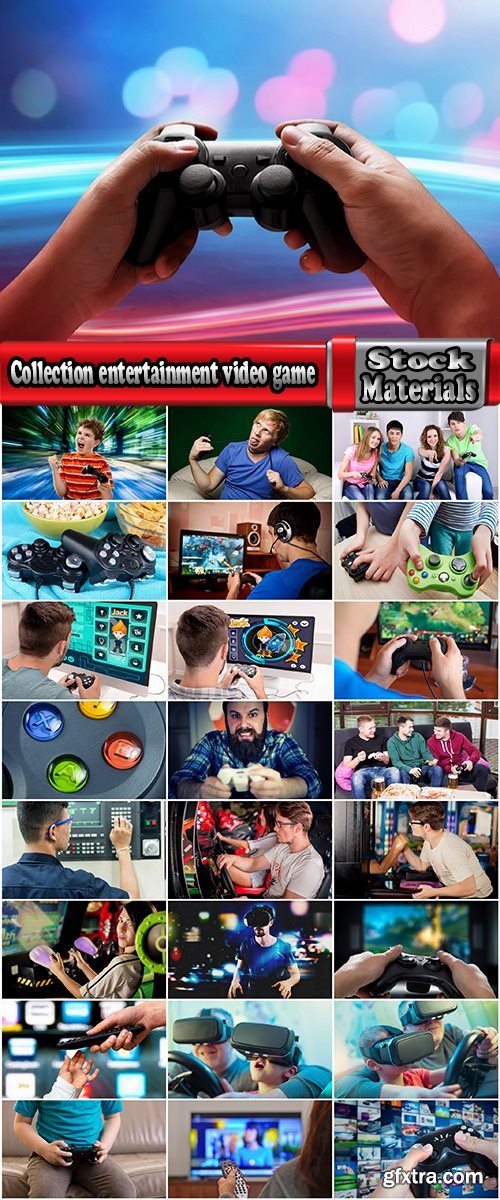 Collection entertainment video game remote control TV high-tech technology 25 HQ Jpeg