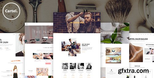 ThemeForest - Cartel - Salon / Barber / Beauty eCommerce PSD Template 19503344