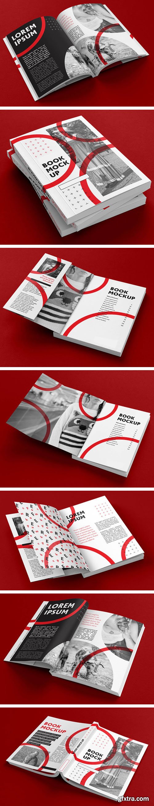 Book PSD Mockups Templates