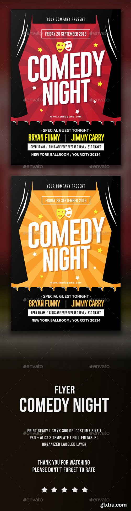 GR - Comedy Night Flyer 15753696