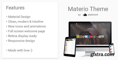 CodeCanyon - Materio Theme for phpSound v1.2.4 - 14978707