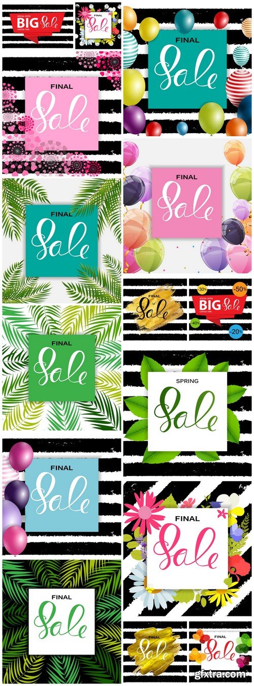 Abstract Designs Final Sale Banner 15X EPS