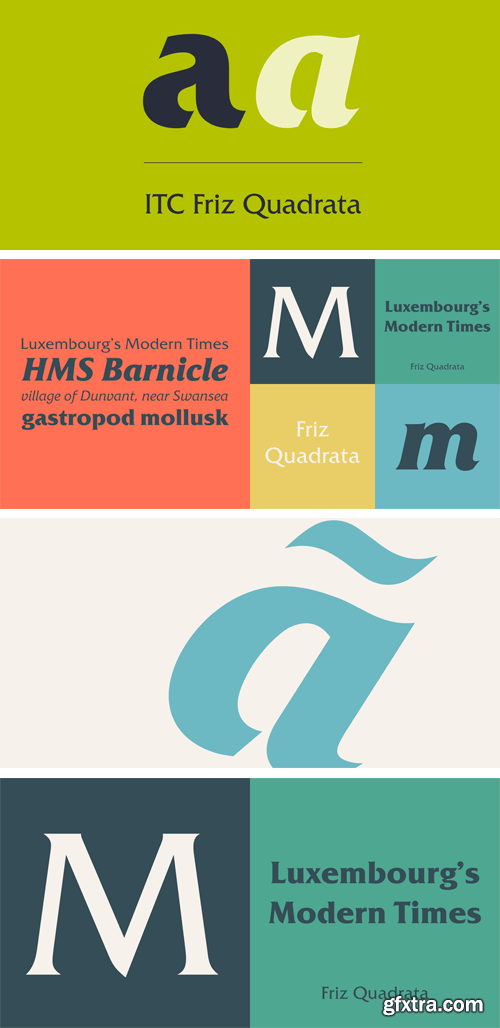 Friz Quadrata Font Family