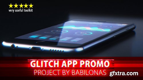 Videohive Glitch App Promo 19532249