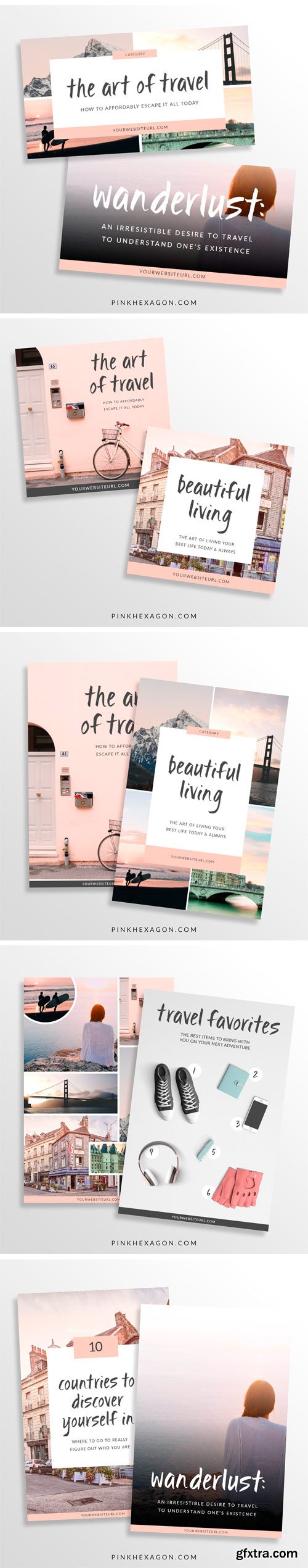 CM 1293803 - Wanderlust 10 Social Media Templates