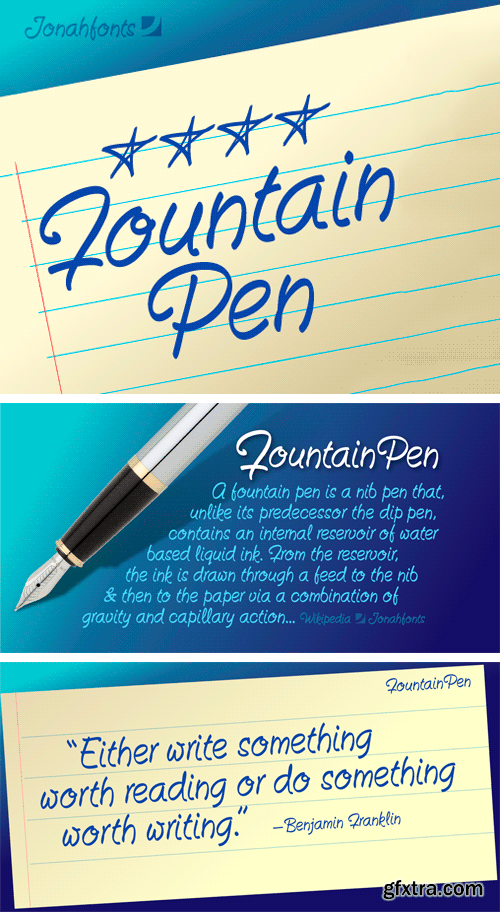 Fountain Pen Font