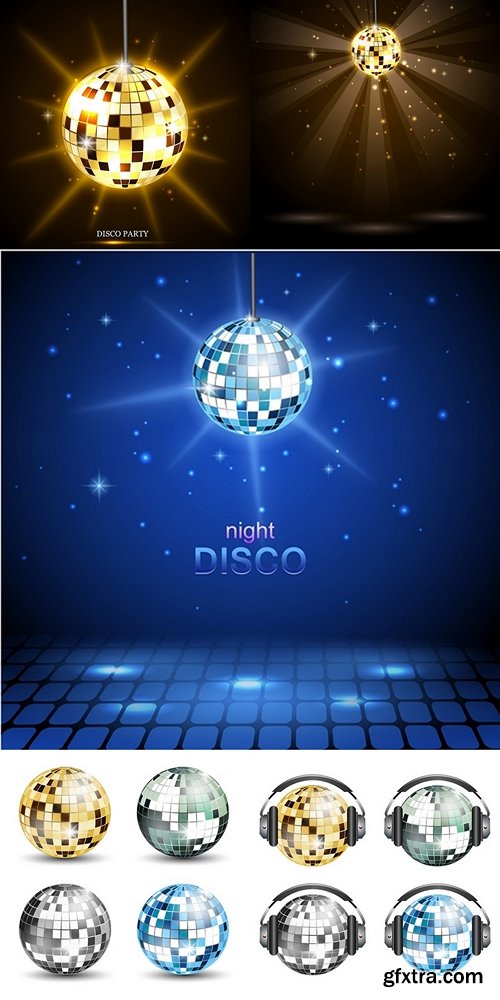 Disco ball background