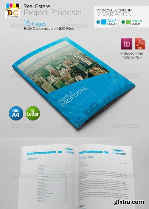 GraphicRiver - Real Estate Corporate Clean Project Proposal 4960287