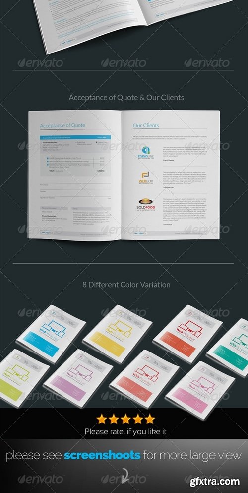 GraphicRiver - Web Proposal (For Web Design & Development Agency) 7025608