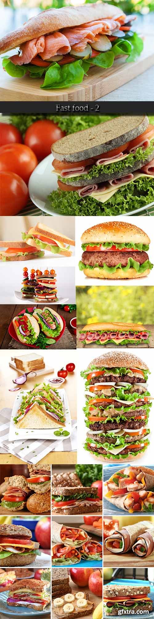 Fast food raster graphics - 2